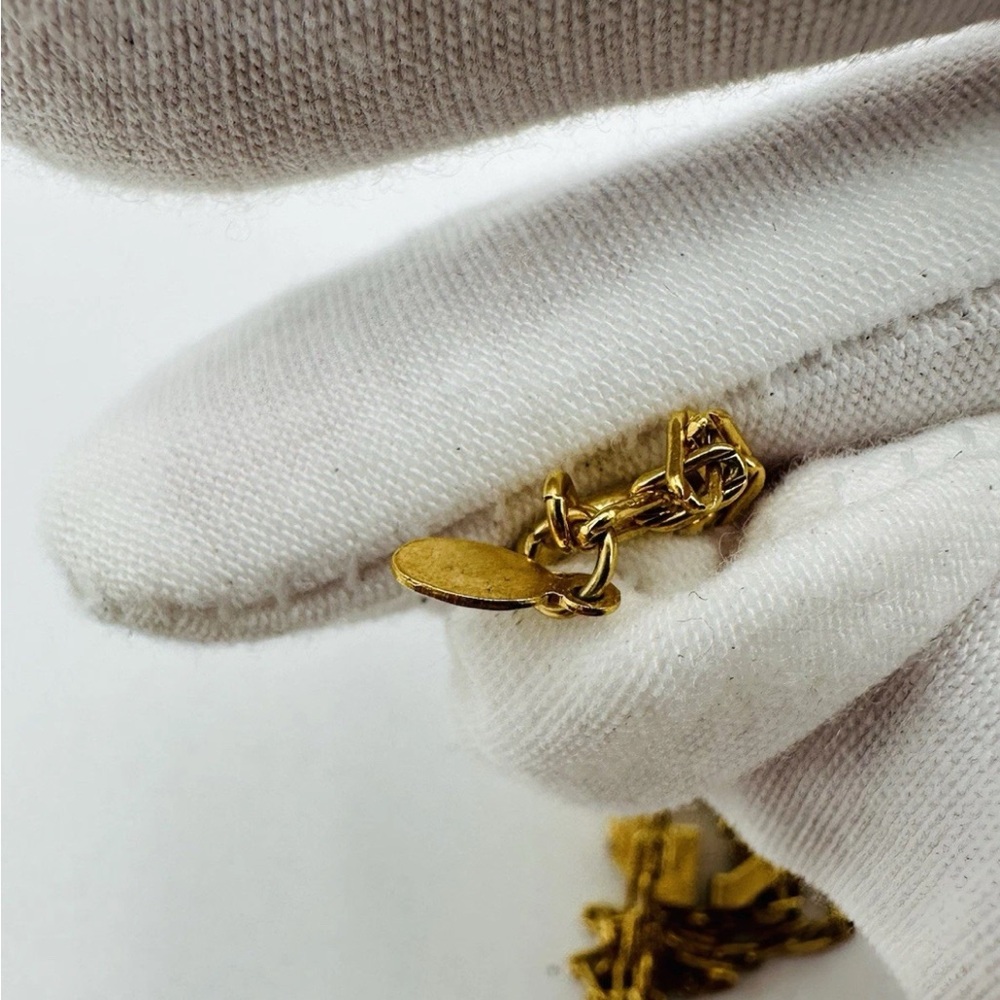 Givenchy Vintage GG Gold Chain Necklace 15” - Picture 9 of 9